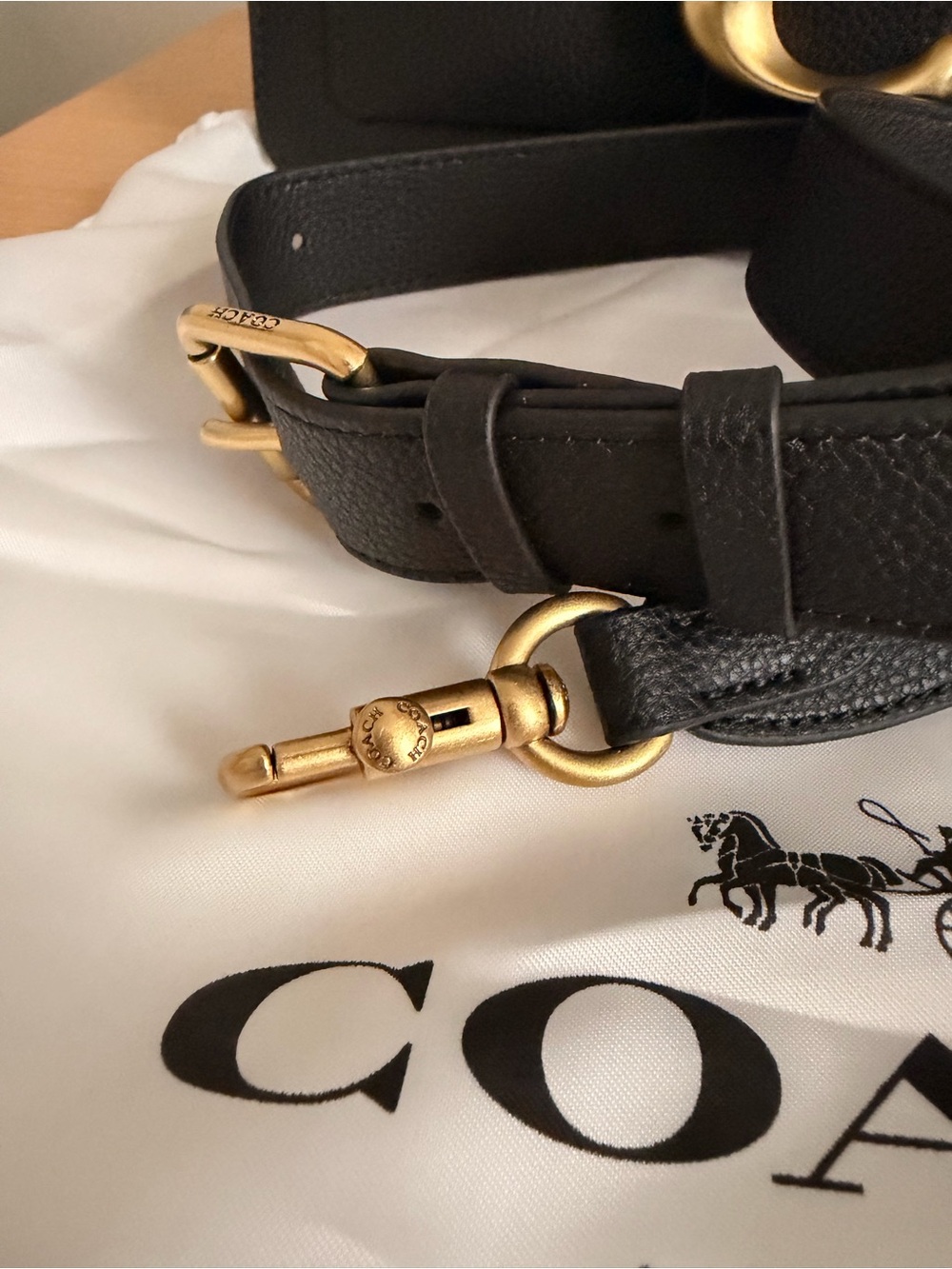 Coach Tabby 26- Black with Gold Hardware - Picture 2 of 11